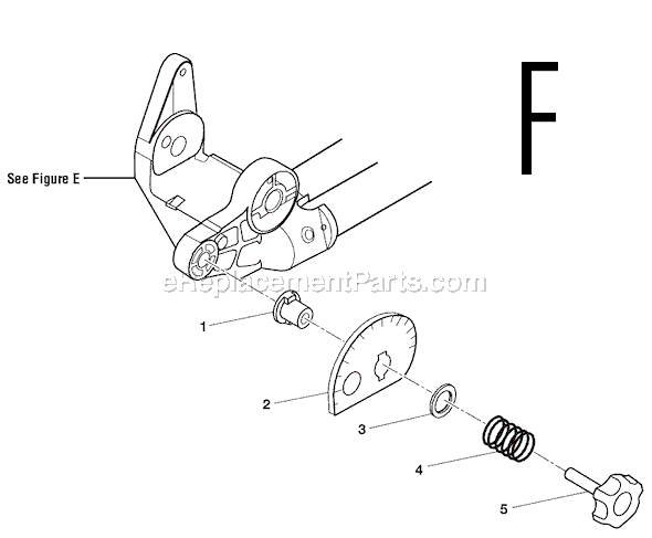 Page F Diagram and Parts List for MS1290LZA  Ridgid Miter Saw
