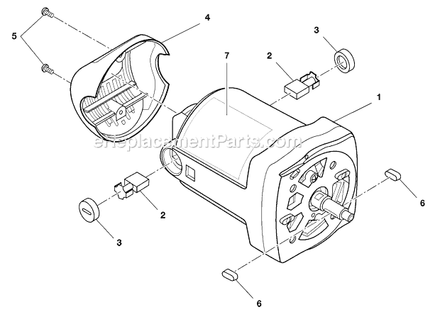 Page J Diagram and Parts List for MS1290LZ  Ridgid Miter Saw
