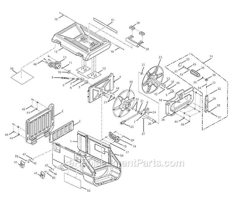 Page C Diagram and Parts List for OF25135CW  Ridgid Compressor