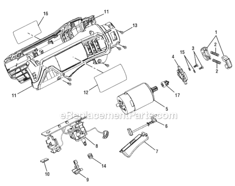 Page A Diagram and Parts List for R8223400  Ridgid Multi-Tool