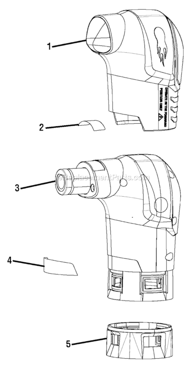 Page A Diagram and Parts List for R8223405  Ridgid Multi-Tool