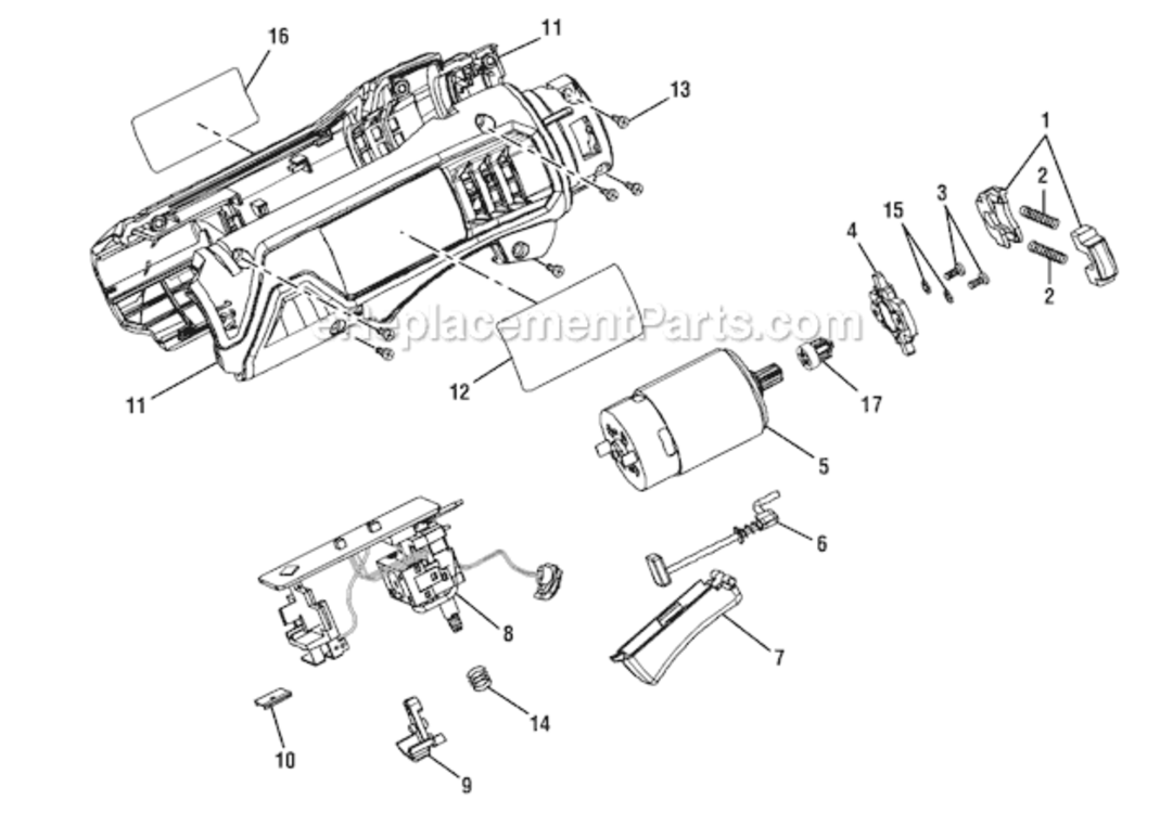 Page A Diagram and Parts List for R82235  Ridgid Multi-Tool