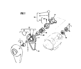 Fig-0 Diagram and Parts List for K-75  Ridgid Drain Cleaner