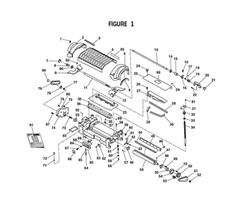 Fig-0 Diagram and Parts List for TP1300LS  Ridgid Planer Jointer