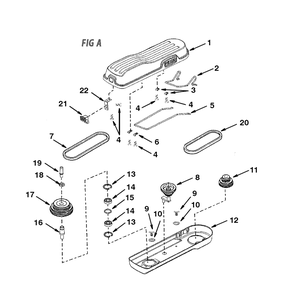 Fig-0 Diagram and Parts List for DP1550  Ridgid Drill Press