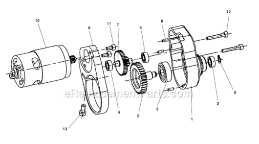 Part Location Diagram of 19498 Ridgid Gear Cover