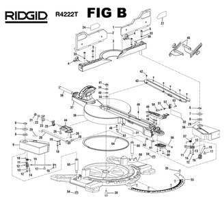 Part Location Diagram of 089240013911 Ryobi NO-HANDS LABEL (BASE)