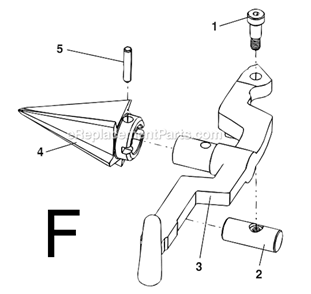 Part Location Diagram of 35355 Ridgid Split Roll Pin