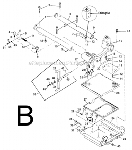 Part Location Diagram of 40147 Ridgid Carriage Handwheel