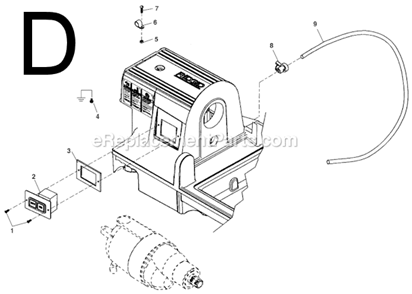 Part Location Diagram of 61912 Ridgid Cord Retainer