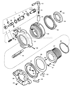 Part Location Diagram of 68090 Ridgid BSPT Threaded Barrel