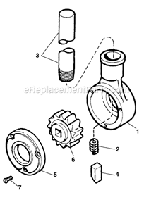 Page B Diagram and Parts List for 161 36630 Ridgid Pipe Tools