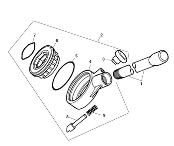 Ratchet And Handle Diagram and Parts List for 11-R 37777 Ridgid Pipe Tools