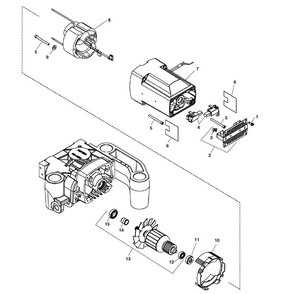 Motor Type 2 – Motors Built After Serial Number Eal Xxxx 1109 Diagram and Parts List for HC-450-J 57602 Ridgid Pipe Tools