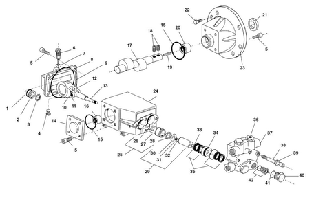 Pump Assembly - Type 2 Diagram and Parts List for KJ-1350-2 63107 Ridgid Drain Cleaner