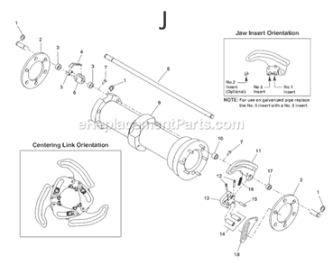 Part Location Diagram of 43407 Ridgid Rear Pick-up Spring
