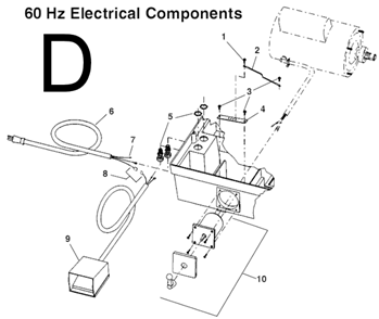 Part Location Diagram of 20133 Ridgid Switch Assembly