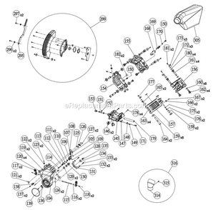 Page C Diagram and Parts List for R4241  Ridgid Miter Saw