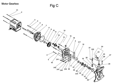 Fig-3 Diagram and Parts List for B-500  Ridgid Pipe Tools