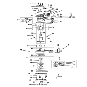 Part Location Diagram of 089041033096 Ryobi SCREW (#6-19 X 10 MM)