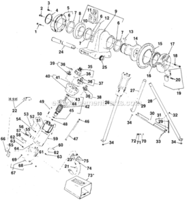 Part Location Diagram of 44715 Ridgid Jaw Insert Set