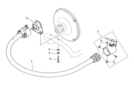 Old Style Autofeed Diagram and Parts List for K-40AF 71732 Ridgid Drain Cleaner