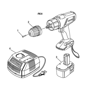 Fig-0 Diagram and Parts List for 973222460  Ridgid Cordless Drill