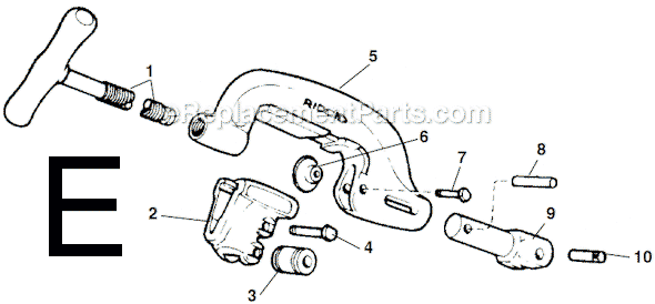 Part Location Diagram of 33100 Ridgid F-514 Cutter Wheel Thin