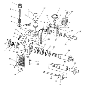 Part Location Diagram of 53987 Ridgid BOX, ROLL PLASTIC 918