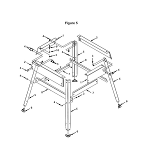 Fig-2 Diagram and Parts List for MS1250  Ridgid Saw