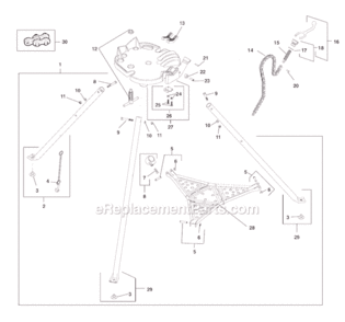 Page C Diagram and Parts List for 425  Ridgid Vise