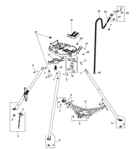 Tristand Chain Vise Diagram and Parts List for 460-12 36278 Ridgid Pipe Tools