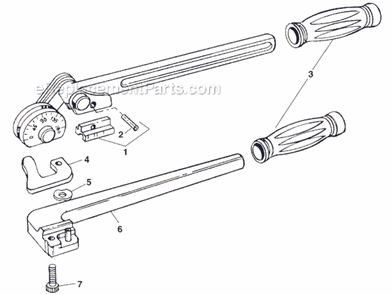 Page A Diagram and Parts List for 480M  Ridgid Pipe Tools