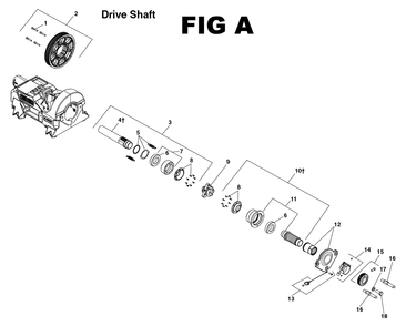 Fig-1 Diagram and Parts List for K-5208  Ridgid Drain Cleaner