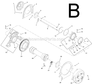 Part Location Diagram of 93992 Ridgid Front Pivot Rod Support