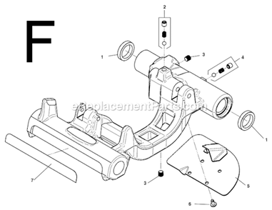 Page F Diagram and Parts List for 535-MANUAL  Ridgid Pipe Tools