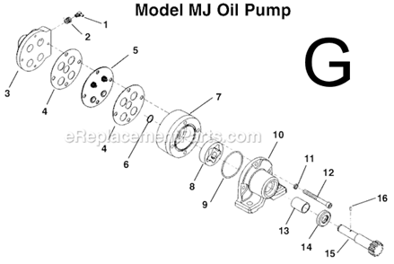 Part Location Diagram of 62012 Ridgid Pump Body