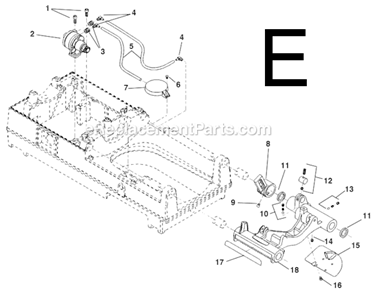 Page E Diagram and Parts List for 535  Ridgid Pipe Tools
