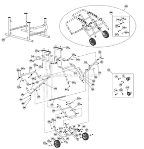 Page E Diagram and Parts List for R4550  Ridgid Table Saw