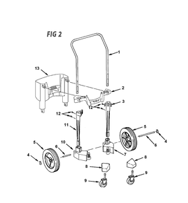 Fig-1 Diagram and Parts List for WD17350  Ridgid Utility Vacuum