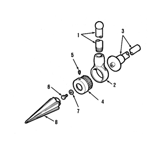 Fig-0 Diagram and Parts List for 34950 3 Ridgid Pipe Tools