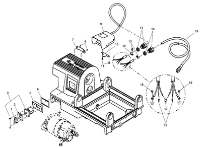 52 Rpm Electrical 120v 60hz Diagram and Parts List for 300 COMPACT KIT 67182 Ridgid Pipe Tools