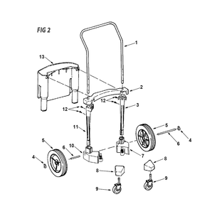 Fig-1 Diagram and Parts List for WD17000  Ridgid Utility Vacuum