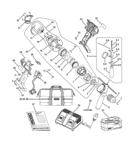 Part Location Diagram of 140320010 Ryobi CHARGER X4 MULTI-VOLT MULTI-CH