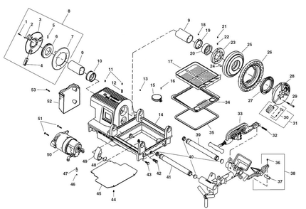 Part Location Diagram of 45300R Ridgid Set Screw