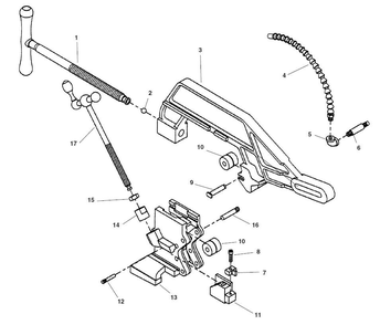 766 Saran Cut-Off Tool Diagram and Parts List for 29863  Ridgid Pipe Tools