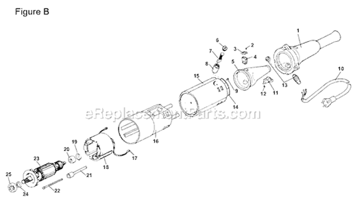 Page W Diagram and Parts List for 700  Ridgid Pipe Tools