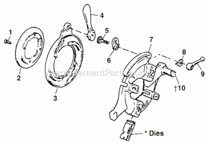 Part Location Diagram of 23292 Ridgid Retaining Ring L.H.