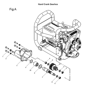Fig-1 Diagram and Parts List for B-500  Ridgid Pipe Tools