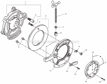 Page A Diagram and Parts List for 725  Ridgid Threading Die